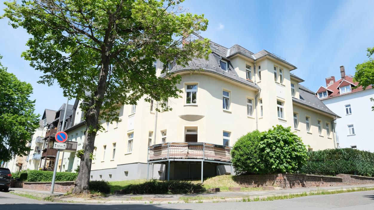 Mehrfamilienhaus Franz-Wiesner-Straße 6 in Chemnitz - Außenansicht der Immobilie für Centurion Token Investment